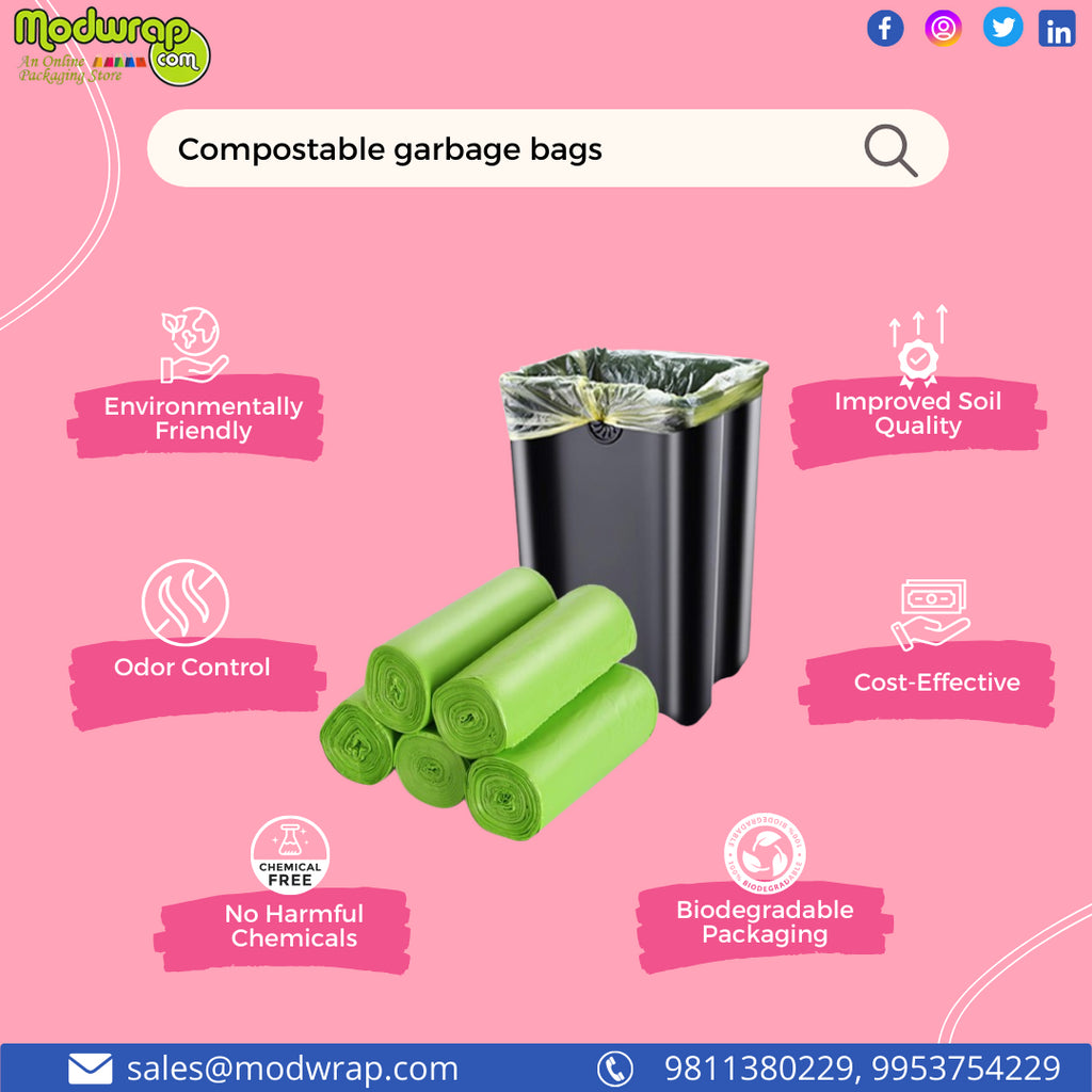 The Benefits of Modwrap's Compostable Garbage Bags
