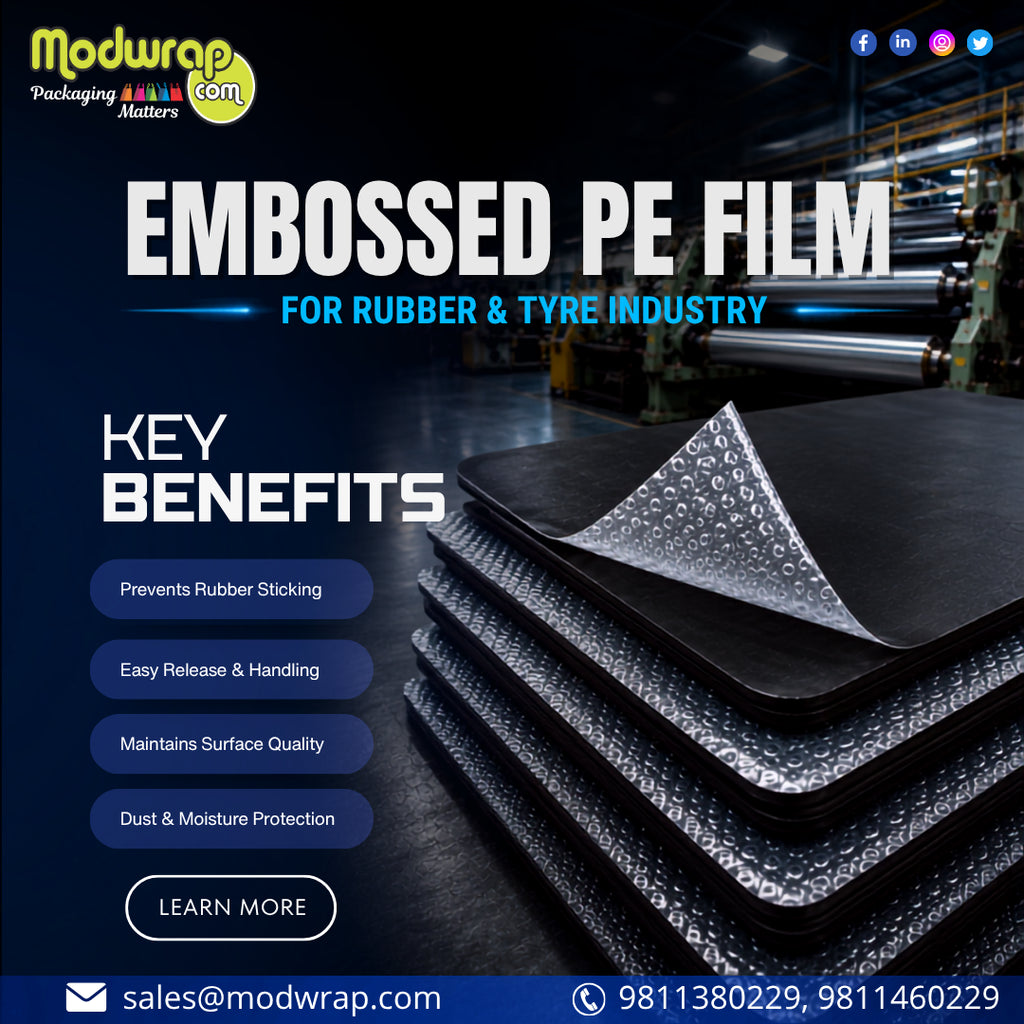 Embossed PE Film for Rubber & Tyre Industry