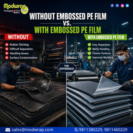 Embossed PE Film for Rubber & Tyre Industry: Easy Separation & Better Handling