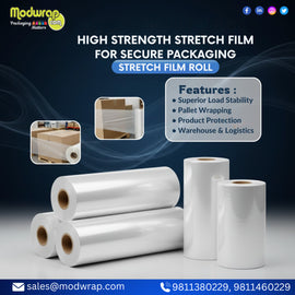 High Strength Stretch Film Roll for Secure Packaging