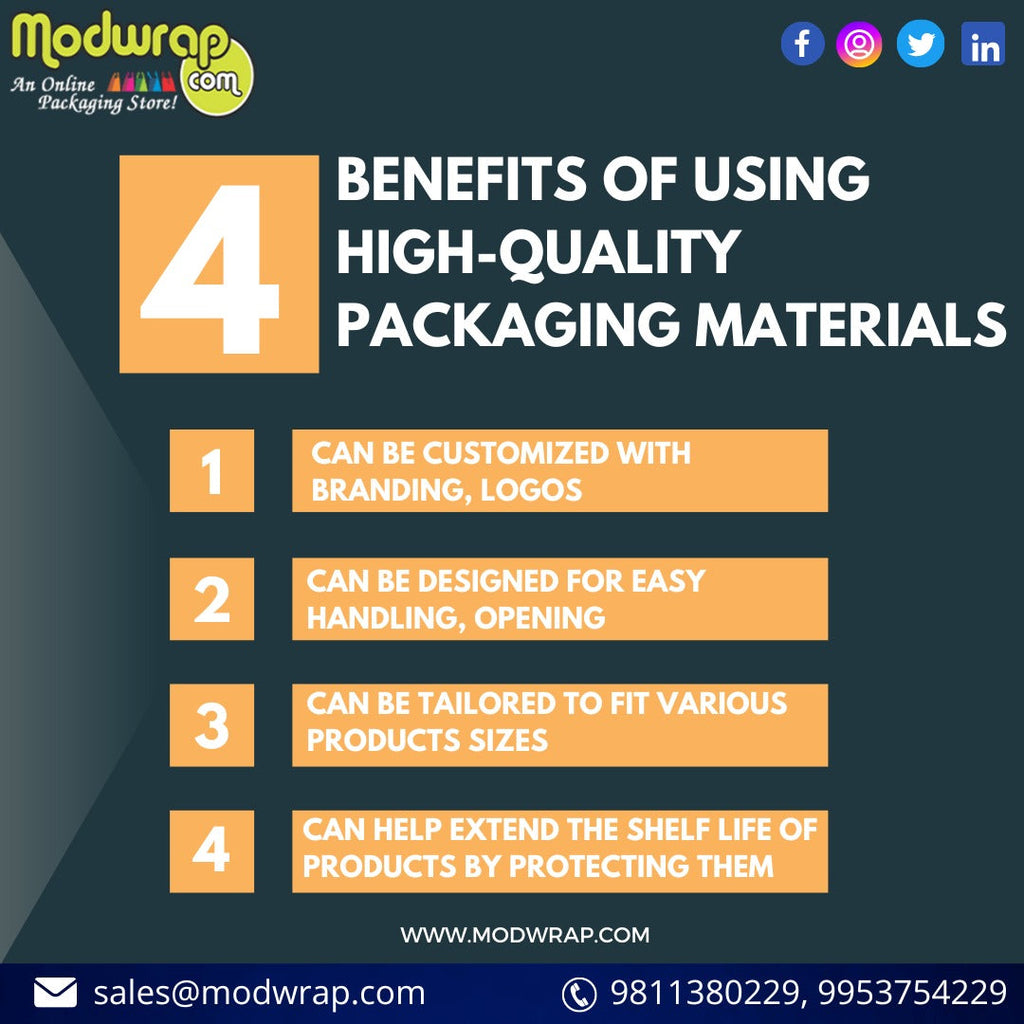 Your Brand with High-Quality Packaging Materials