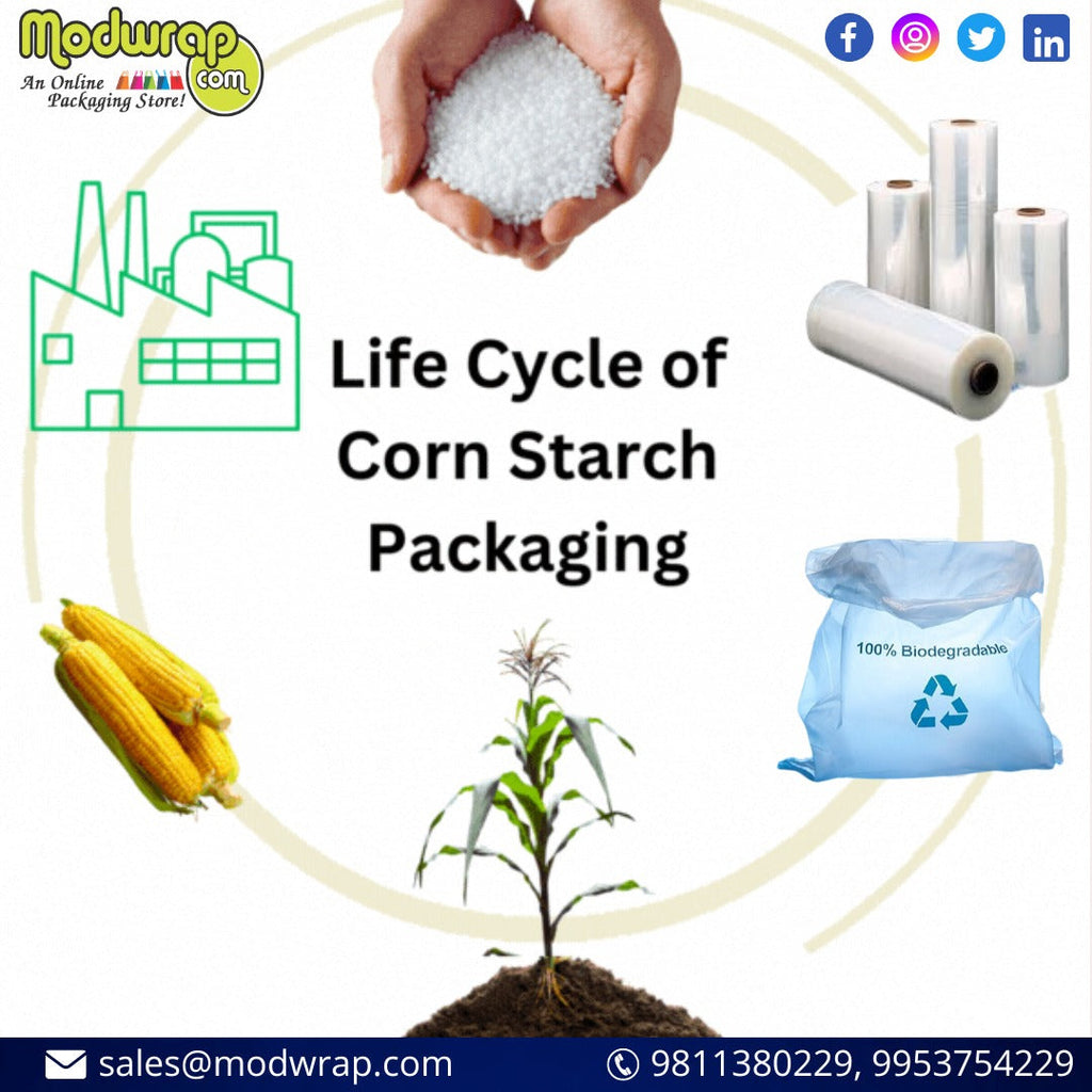The Lifecycle of Corn Starch Packaging: A Sustainable Journey