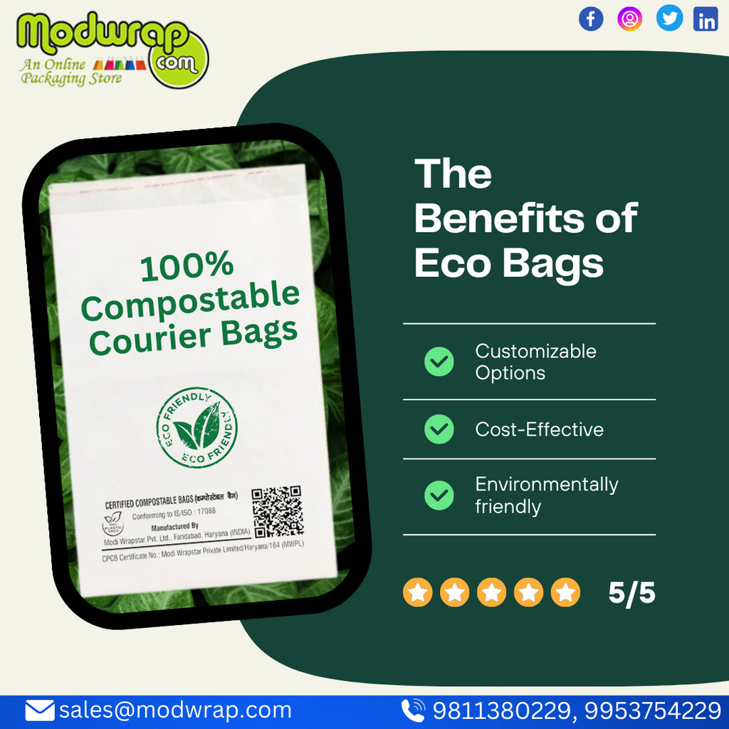 The Sustainable Solution of Compostable Courier Bags