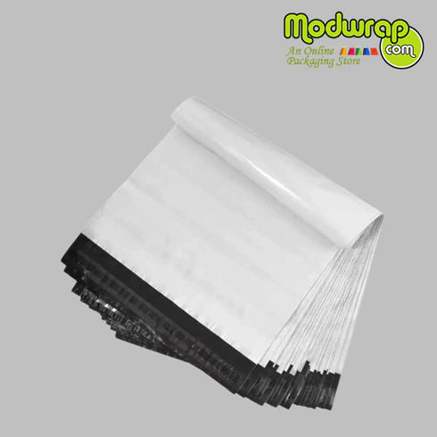 Tamper Evident Proof Mailer Bags With POD (Outer White & Inner Black / Grey)