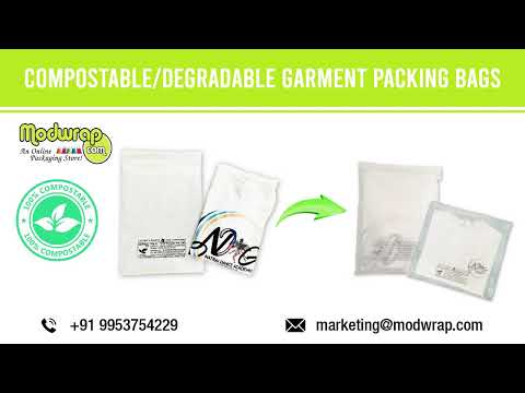 Pack your Garments in Transparent and Milky Compostable Bags – modwrap